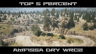 EA Sports WRC  Top 5 Percent  Time Trial  Greece Stage 12 Amfissa Dry  WRC2 [upl. by Ahtnammas]