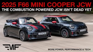 World Premier 2025 F66 MINI Cooper JCW  More Performance New Tech amp Petrol Powered [upl. by Kliman]