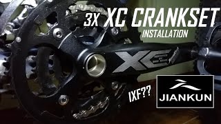 XC crankset Installation │ Crankset upgrade [upl. by Osanna]