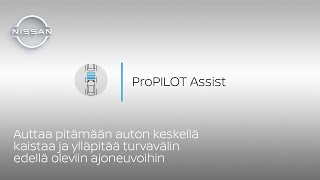 Näin Nissan ProPILOT Assistjärjestelmä toimii [upl. by Marji624]