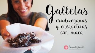 GALLETAS CRUDIVEGANAS CON MACA SUPER ENERGÉTICAS [upl. by Etessil]