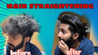 Permanent Hair Straightening From Home Using Glatt Straightening Cream [upl. by Regen]