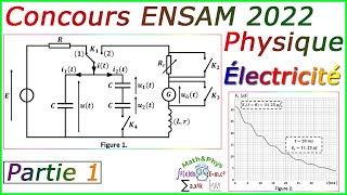 Concours ENSAM 2022  Concours ENSAM Physique  Préparation Concours ENSAM  Partie 1 [upl. by Assiralk]