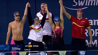 Mixed 4x100m Freestyle Relay 49pts Final  Dublin 2018 [upl. by Rosdniw]