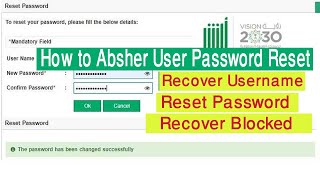 How To Recovery username Password Absher Account forgot Password [upl. by Ardnnek]