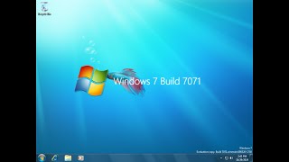 Taking a look at Windows 7 Build 7071 [upl. by Amarillis708]