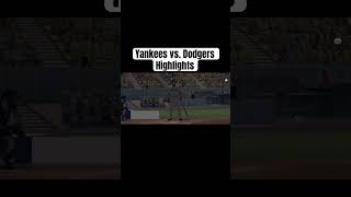 Yankees vs Dodgers Highlights yankees dodgers shortsviral baseball tendencias bluejays [upl. by Obidiah368]