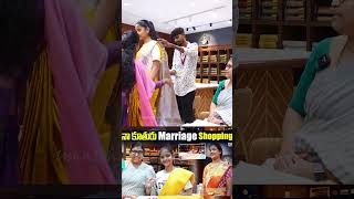 mydaugther wedding shopping saree sareeshopping sareefashion sareecollection telugushorts [upl. by Heppman376]