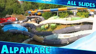 ALL INSANE WATER SLIDES at Alpamare Pfäffikon in Switzerland [upl. by Vanny224]