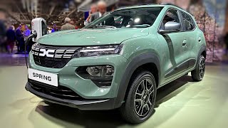 New Dacia Spring 2023 Expression  Brand’s New Identity  Visual Review Exterior Interior amp Boot [upl. by Nivat658]