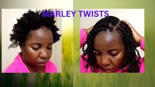 MARLEY TWISTSPROTECTIVE HAIRSTYLE FOR 4C HAIR [upl. by Caasi712]