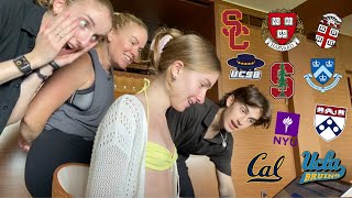 COLLEGE DECISION REACTIONS 2022 ivies UCs stanford USC  more [upl. by Hannej853]