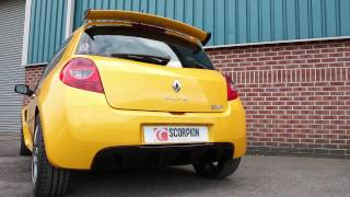 Renault Clio 197 Cat Back Exhaust System  By Scorpion Exhausts [upl. by Mahgirb]