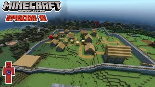 Minecraft survival EP 16 I upgraded my village not done Minecraft bedrock [upl. by Darrin]