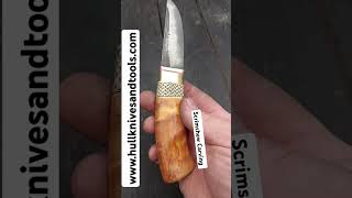 Puukko Knife Handmade bushcraft outdoors blacksmith hunting custom survivalknife survival [upl. by Atin]