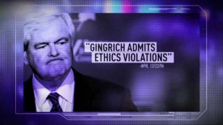 Ron Paul Crushes Gingrich In New Ad [upl. by Obla]