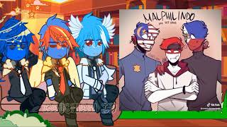 STORY 54  react to Maphillindo  countryhumans of organization [upl. by Budge]