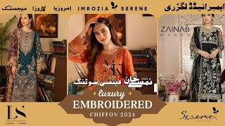 Experience SERENE Luxury with Zeneb Mannans Embroidered Dresses [upl. by Giacamo215]