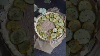 Tarte courgette chèvre miel [upl. by Dnomad337]