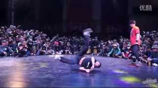 BBOY ISSEI VS BBOY BLOND  HUSTLE amp FREEZE 2014 [upl. by Akirdnuhs219]