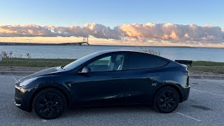 Tesla Model Y LR AWD Camping Trip Petoskey and St Ignace [upl. by Felten170]