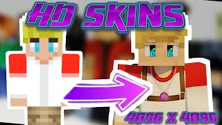 How to Make Minecraft HD Skins  TUTORIAL [upl. by Yatzeck180]