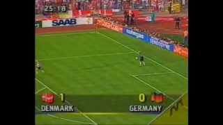 Euros 1992 Final Full Match Denmark vs Germany 20 [upl. by Alyahs]