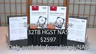 Synology DS1813 with 32TB HGST NAS  Special Offer [upl. by Mosby]