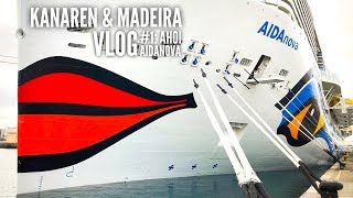 AIDA Vlog 1 Kanaren amp Madeira mit AIDAnova  Wir erkunden das Schiff [upl. by Grodin93]