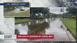 Major flooding underway in Berkeley Countys Cane Bay community [upl. by Germana]