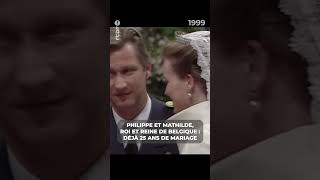 Philippe et Mathilde  25 ans de mariage pour le Roi et Reine de belgique rtbf archives shorts [upl. by Ajoop]