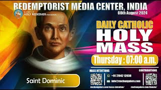 Catholic Holy Mass St Dominic  8th August 2024 Thursday [upl. by Refinej887]