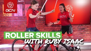 How To Improve Your Roller Skills  Ruby Isaacs Pro Cycling Tips [upl. by Delaney]