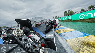 MotoGP 24  Grand Prix de France Le Mans  Realistic POV Rainy Race Gameplay 2024 V20 [upl. by Inwat]