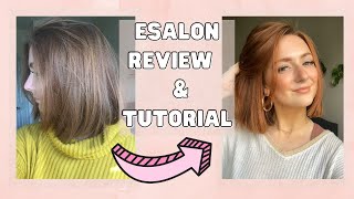 HOW I DYE MY HAIR AT HOME AND SAVE MONEY eSalon Review amp Tutorial [upl. by Bohaty743]