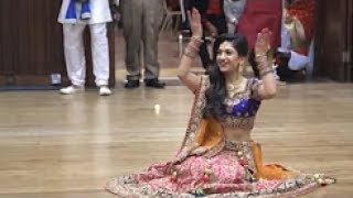 New Indian Wedding Dance 2017  Beautiful Bride with Family Dance Performance [upl. by Rexferd]