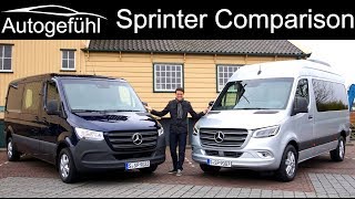 Mercedes Sprinter FULL REVIEW allnew 2019 Tourer vs Cargo Van comparison  Autogefühl [upl. by Lyrej]