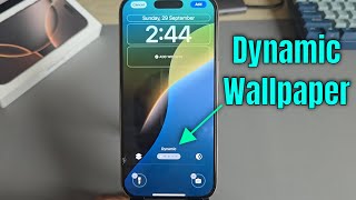 iPhone 16ProMax How to add dynamic wallpaper [upl. by Alisa595]