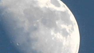 Canon Powershot SX30IS MOON ZOOM  During the day [upl. by Enilecram]