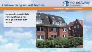 Juist Liebevoll eingerichtete Ferienwohnung nur wenige Minuten zum Strand  FeWodirektde Video [upl. by Kuhn]