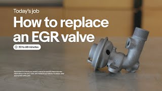 How to replace an EGR valve with eBay Motors [upl. by Rosalynd]