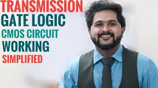 Transmission Gate Logic using CMOS  Circuit construction and working  Simplified VLSI [upl. by Macdougall]