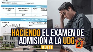 ¿Es fácil el examen de admisión de UDG  Vlog 1 [upl. by Baalbeer859]