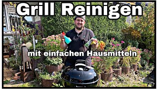 Grill reinigen mit einfachen Hausmitteln ohne Chemie sauber und effektiv [upl. by Nylodnewg]