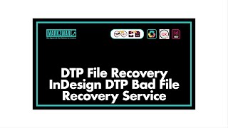 InDesign DTP Bad File Recovery Service [upl. by Harbour]