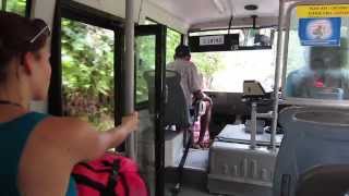 took the bus on the island Praslin Seychelles [upl. by Jeraldine]