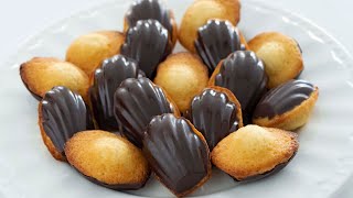 French national mini cake  Madeleine NO electric whisk easy dessert recipe！ [upl. by Matheson]