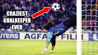 Rene Higuita Was So CRAZY He Made FIFA Change Their Rules [upl. by Elatsyrk]