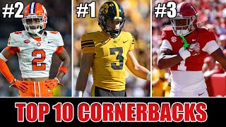 Top 10 CORNERBACKS In The 2024 NFL Draft  Post Season Rankings [upl. by Kling278]