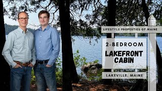 SOLD Lakefront Cabin For Sale  Maine Real Estate [upl. by Lahcar]